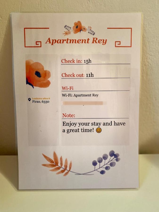 Apartment Rey Piran Eksteriør billede